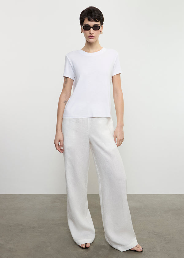 Enza Costa Linen Resort Pant Undyed