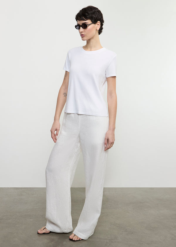 Enza Costa Linen Resort Pant Undyed
