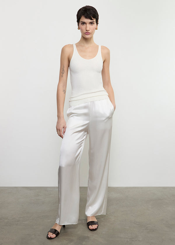 enza costa Military Rib Slim Tank Undyed