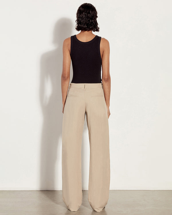 Enza Costa Pointelle Knit Tank Black