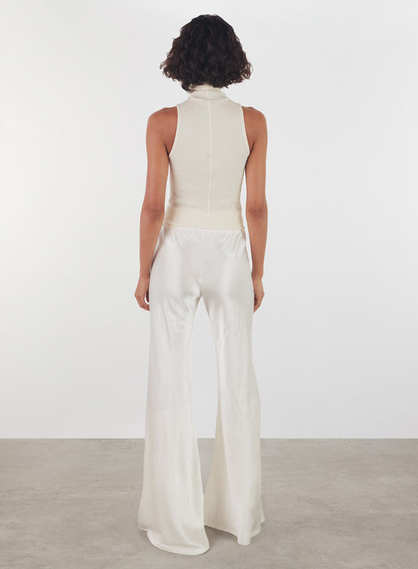 Enza Costa Satin Bias Cut Pant Cloud