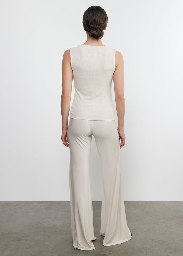 Enza Costa Silk Jersey Bias Pant Canvas