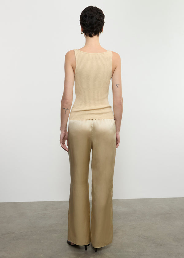 Enza Costa Silk Satin Pantlet Blonde