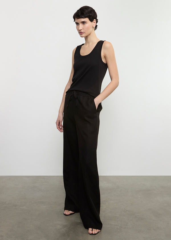 Enza Costa Supima Cotton U Black