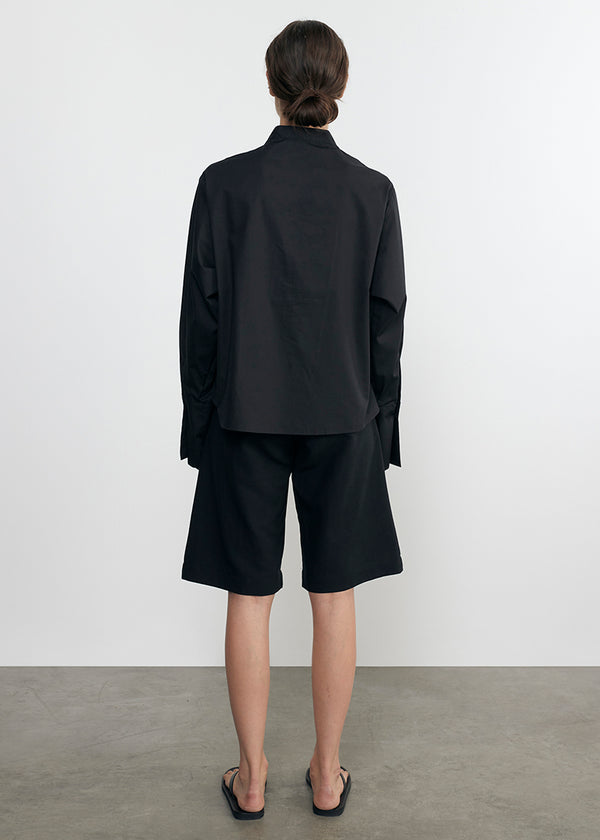 Enza Costa Twill Bermuda Short Black