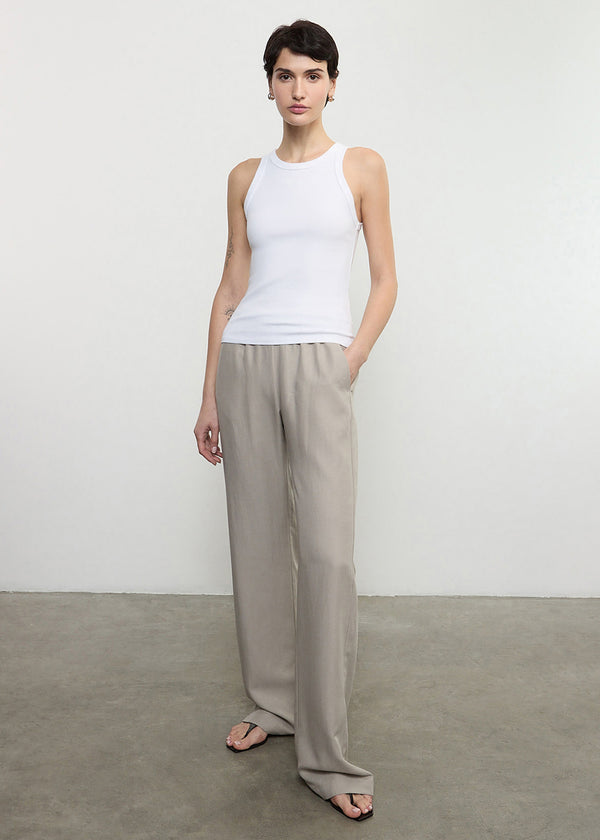 Enza Costa Twill Everywhere Pant Limestone