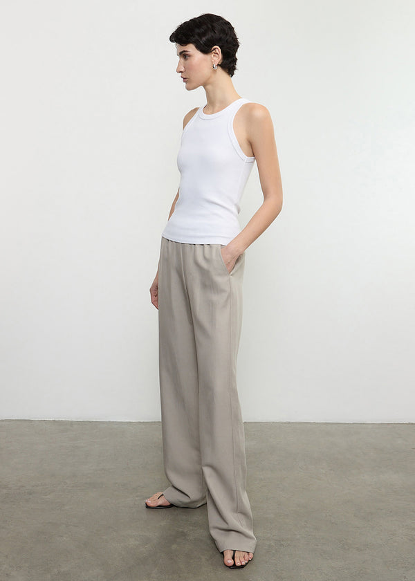 Enza Costa Twill Everywhere Pant Limestone