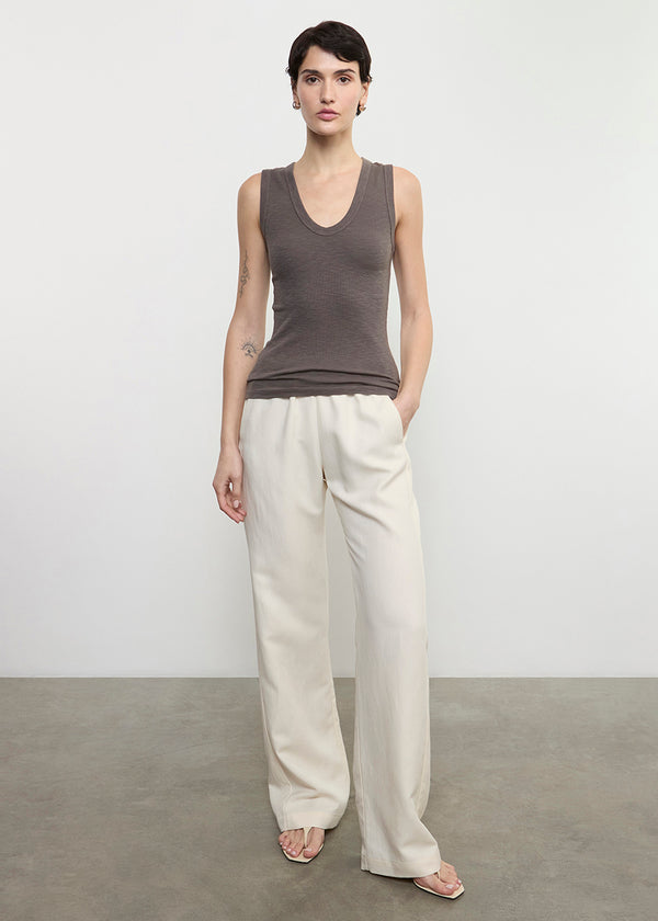 Enza Costa Twill Everywhere Pant Vanilla