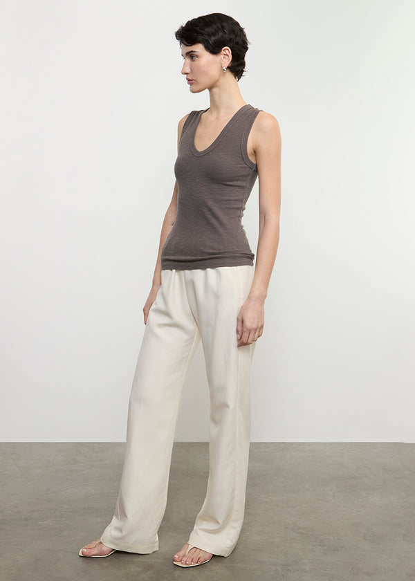 Enza Costa Twill Everywhere Pant Vanilla