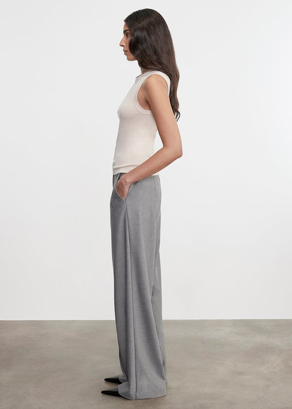 Enza Costa Supima Cotton New Classic Sleeveless Tee Parchment