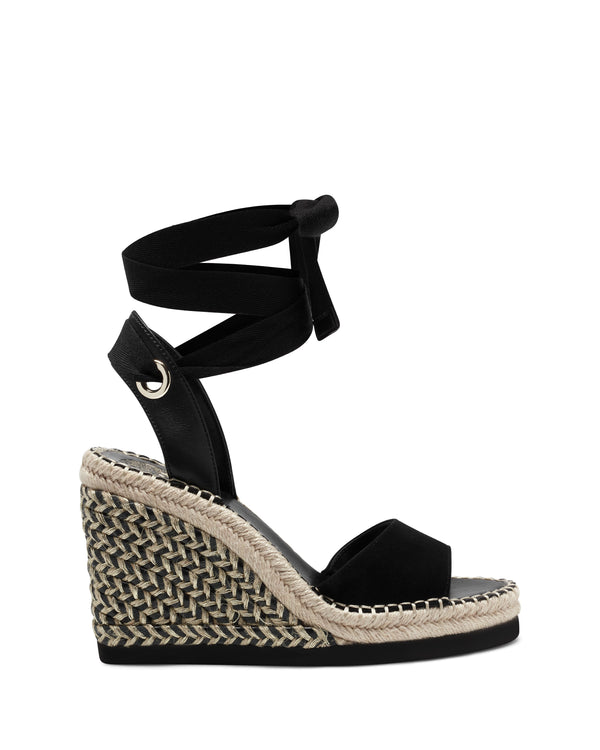 Enzo Angiolini Bendsen Wedge Sandal Black