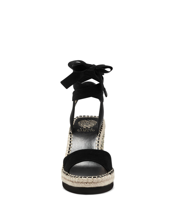 Enzo Angiolini Bendsen Wedge Sandal Black
