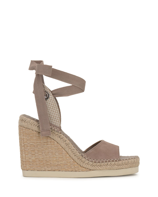 enzo angiolini Bendsen Wedge Sandal Truffle Taupe