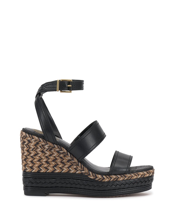 Enzo Angiolini Esmia Espadrille Wedge Sandal Black