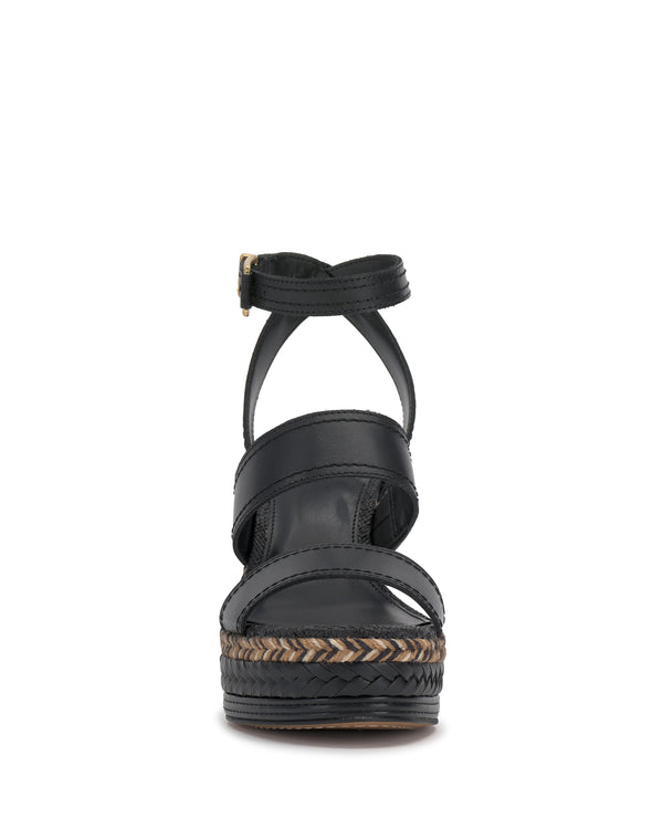 Enzo Angiolini Esmia Espadrille Wedge Sandal Black