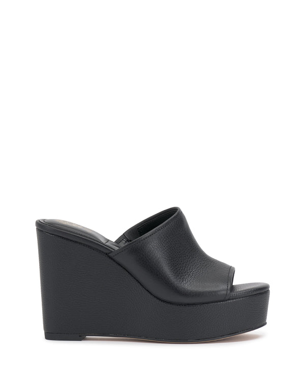 enzo angiolini Etta Wedge Sandal Black