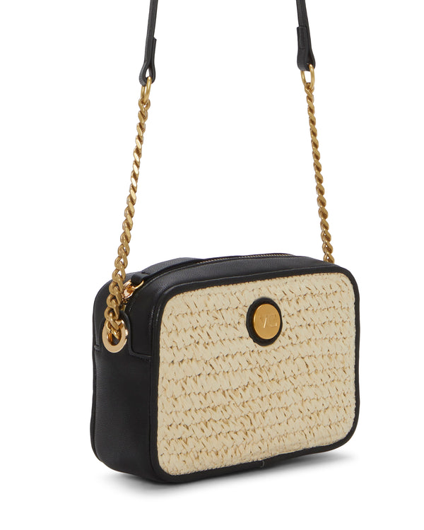 Enzo Angiolini Fredi Crossbody Bag Natural/Black