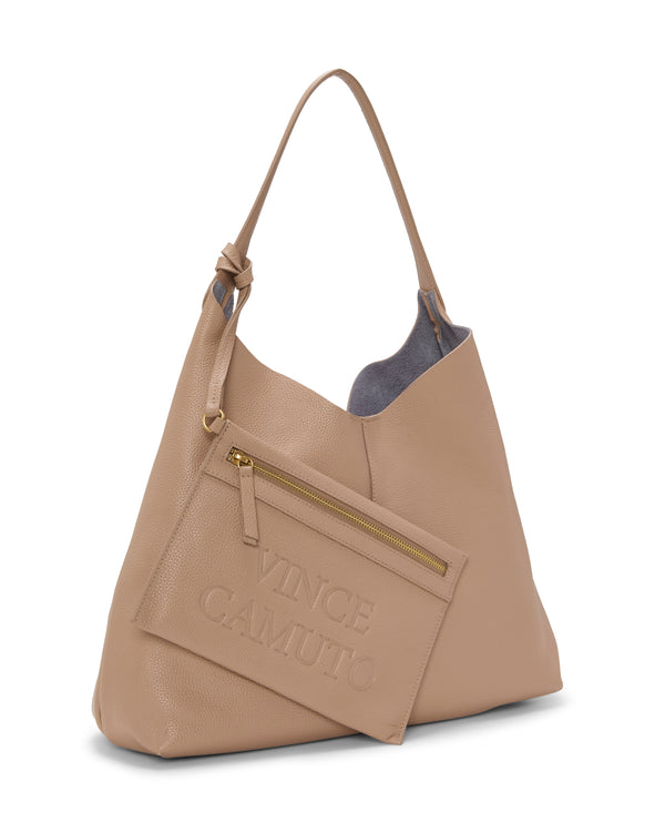 Enzo Angiolini Jenna Hobo Bag Cappuccino/Thistle