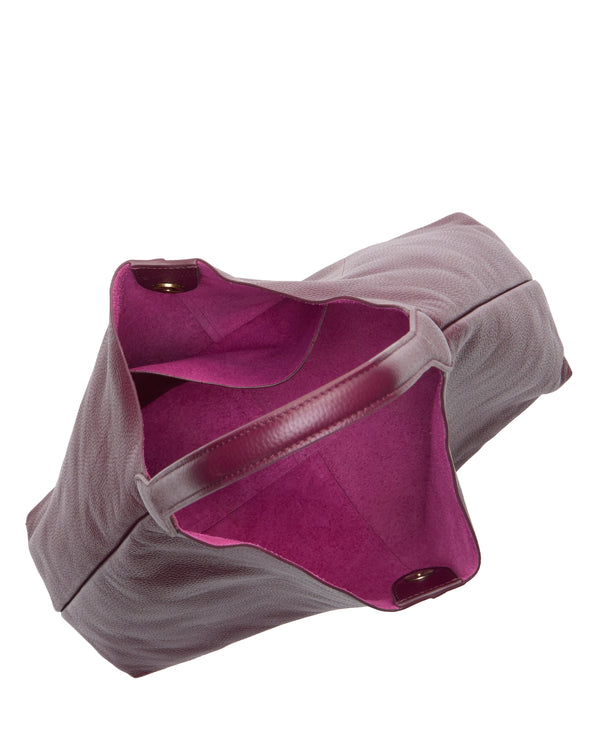 Enzo Angiolini Jenna Hobo Bag Wineberry/Pink