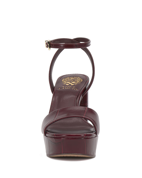 Enzo Angiolini Pendry Platform Sandal Plum