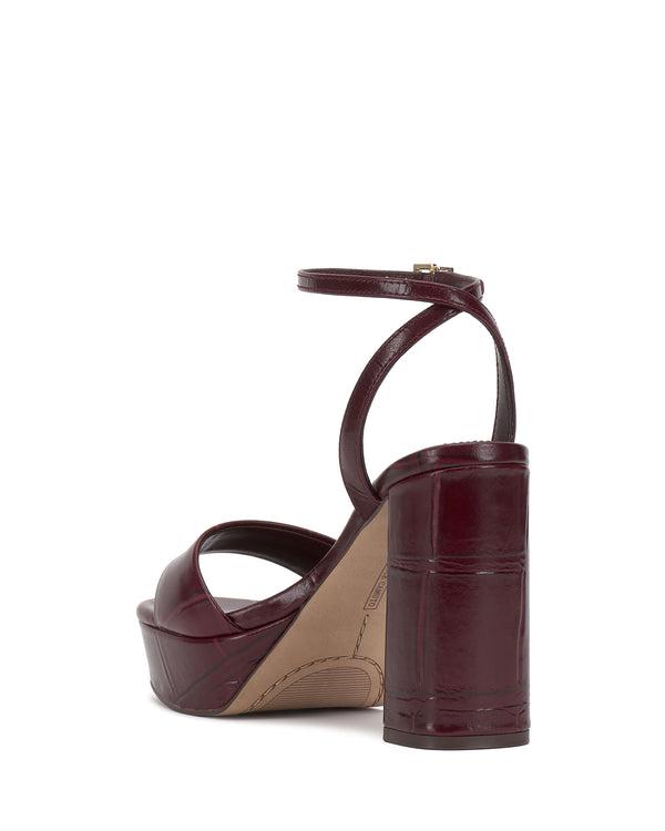 Enzo Angiolini Pendry Platform Sandal Plum