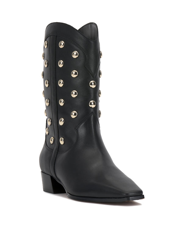 Enzo Angiolini Prilie Studded Bootie Black