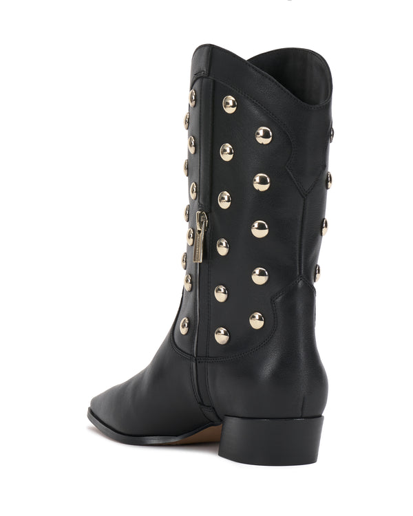 Enzo Angiolini Prilie Studded Bootie Black