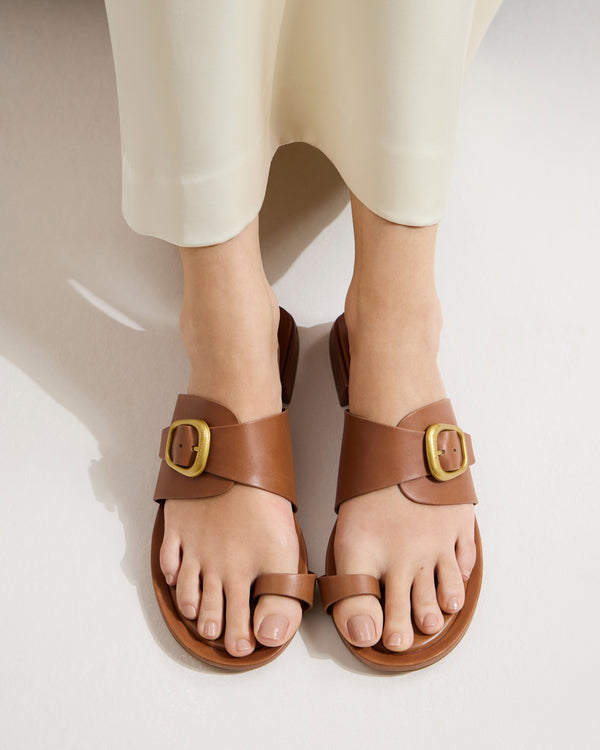 enzo angiolini Ranista Sandal Caramello