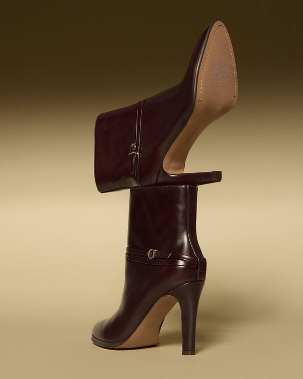 enzo angiolini Sybilla Bootie Rich Mahogany