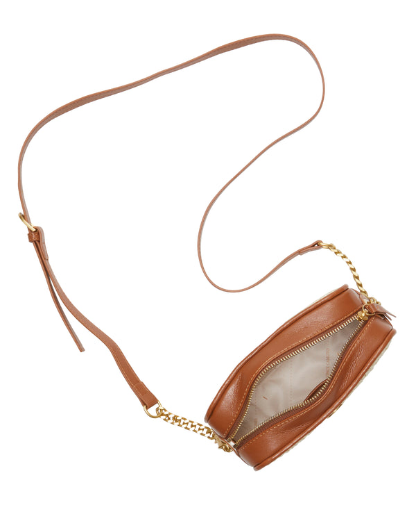 Enzo Angiolini Fredi Crossbody Bag Natural/Caramello