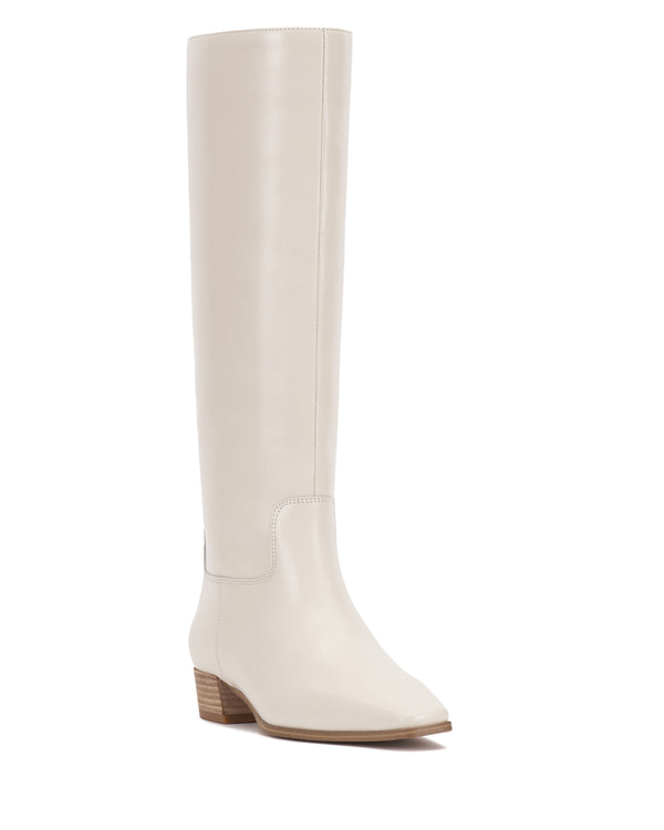Enzo Angiolini Pavla Narrow Calf Knee High Boot Coconut Cream