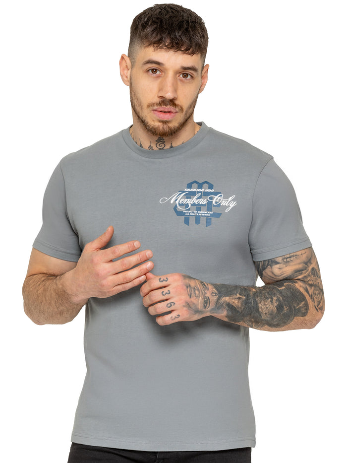 Enzo Jeans Amadeo Members Graphic T-Shirt - Coastal Blue