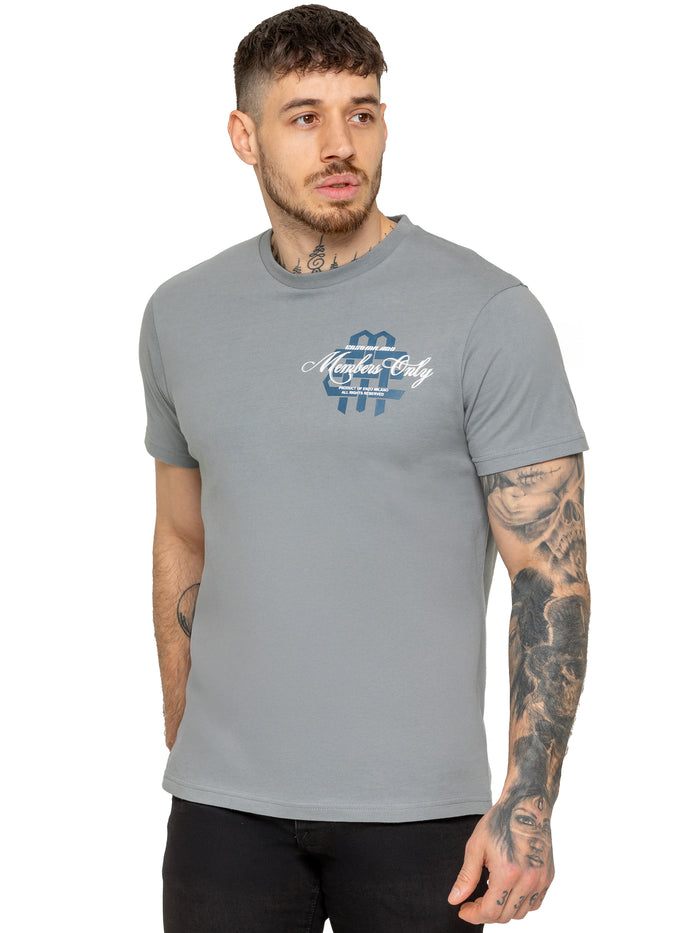 enzo jeans Amadeo Members Graphic T-Shirt - Coastal Blue