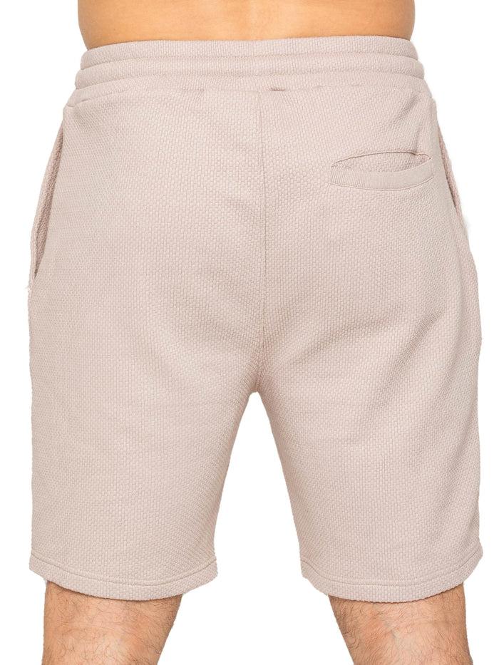 Enzo Jeans Adriano Waffle Shorts - Beige
