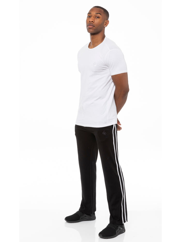 enzo jeans Aiden Striped Lounge Pants - Black