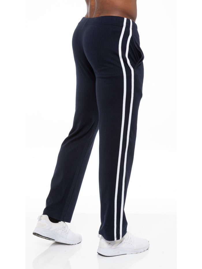 Enzo Jeans Aiden Striped Lounge Pants - Blue