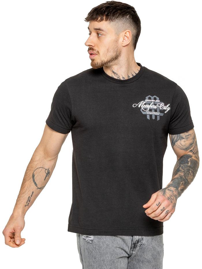 Enzo Jeans Amadeo Members Graphic T-Shirt - Black