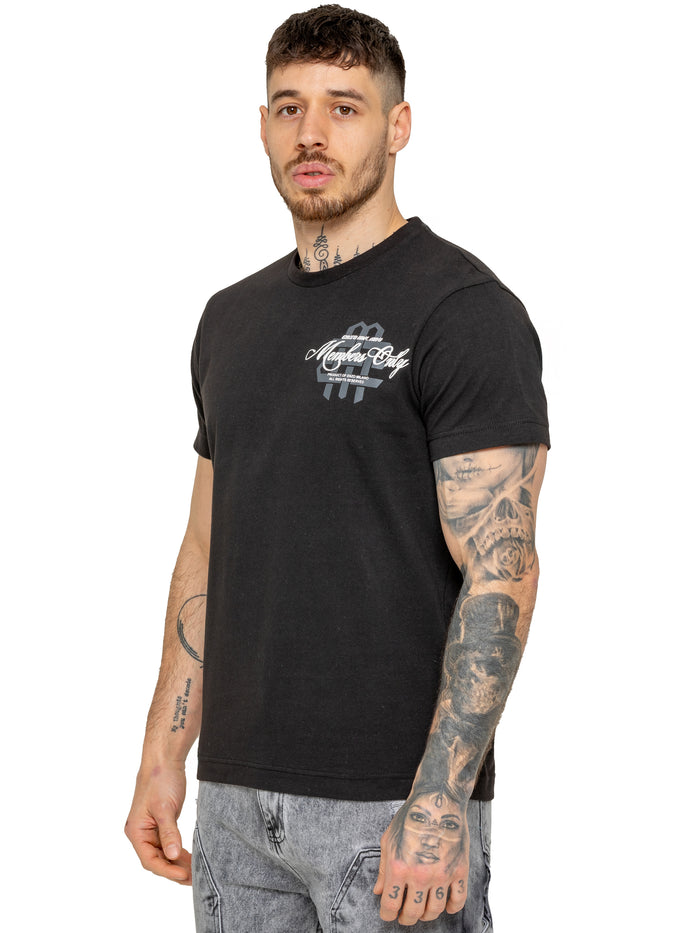 enzo jeans Amadeo Members Graphic T-Shirt - Black