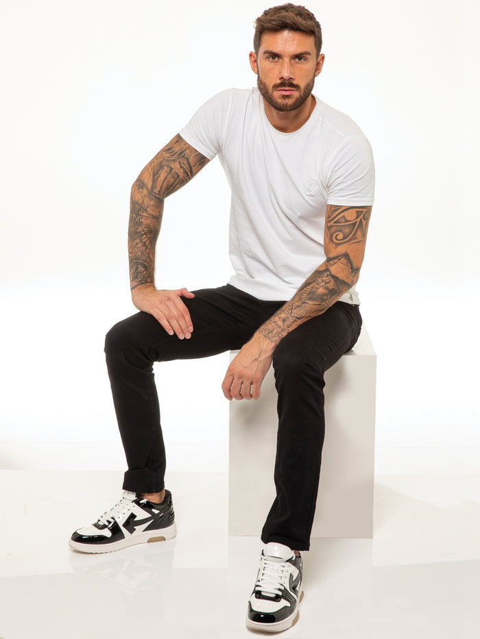 Enzo Jeans Andre Slim Stretch Jeans - Black