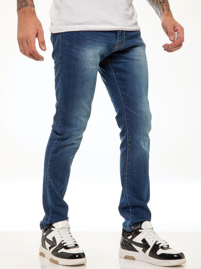 Enzo Jeans Andre Slim Stretch Jeans - Blue