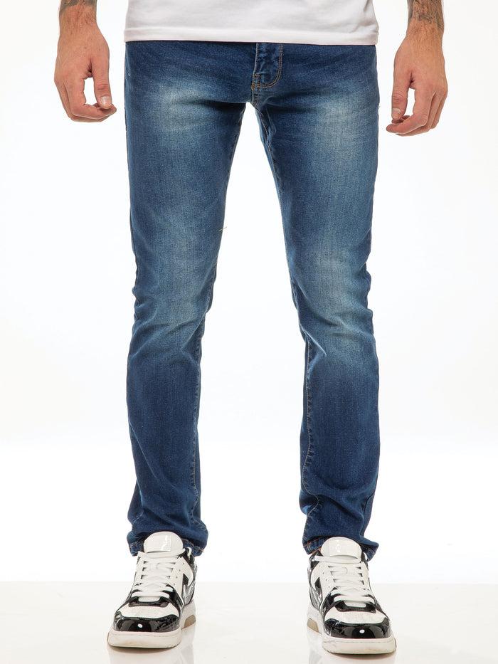 Enzo Jeans Andre Slim Stretch Jeans - Blue