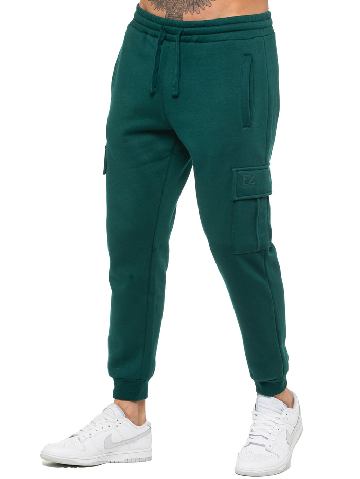 enzo jeans Archer Fleece Cargo Jogger - Green