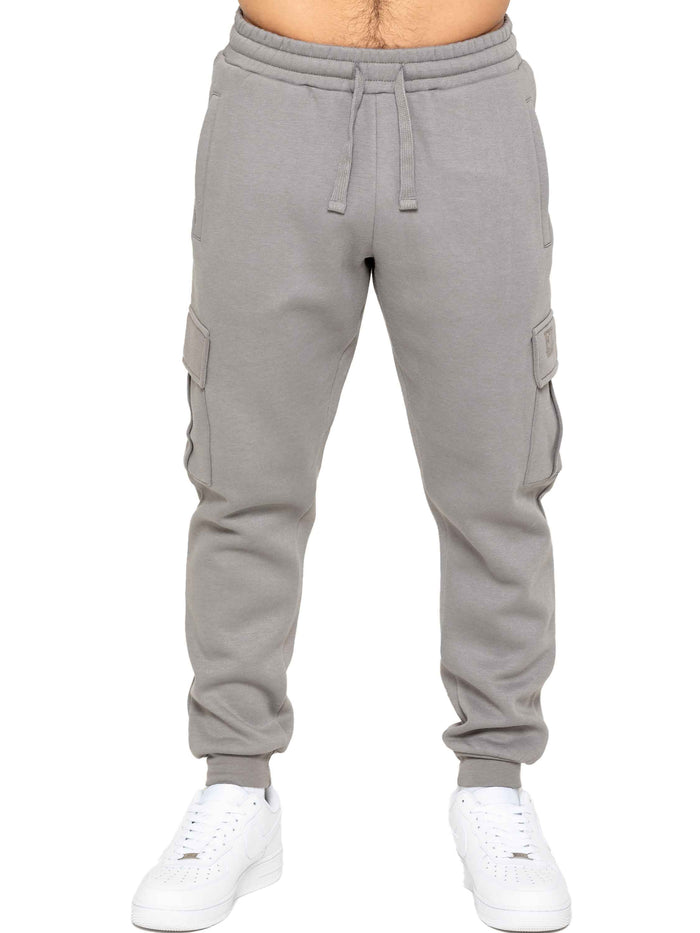 enzo jeans Archer Fleece Cargo Jogger - Grey