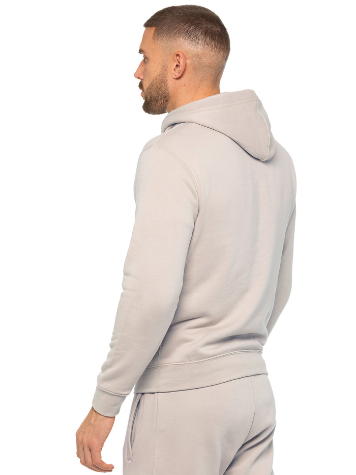Enzo Jeans Archer Print Pullover Hoodie - Clay