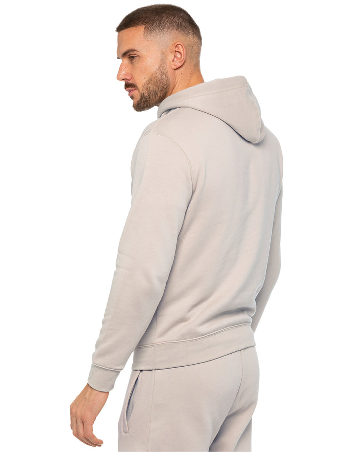 Enzo Jeans Archer Print Pullover Hoodie - Clay