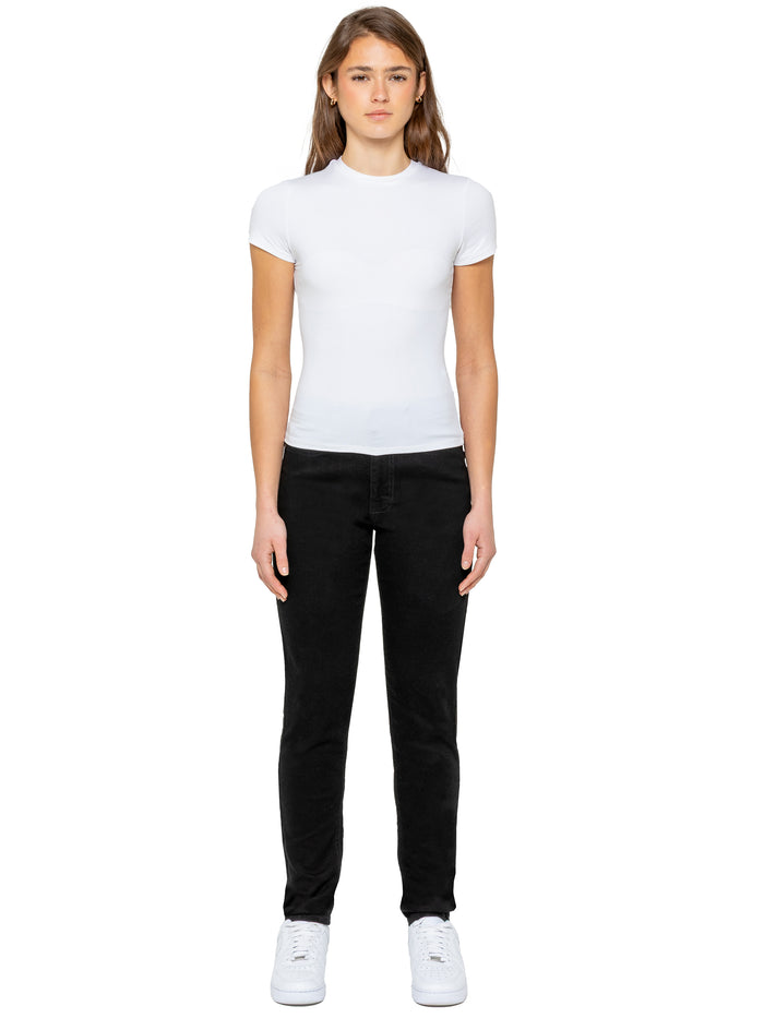 enzo jeans Aria Stretch Denim Mom Jeans - Black