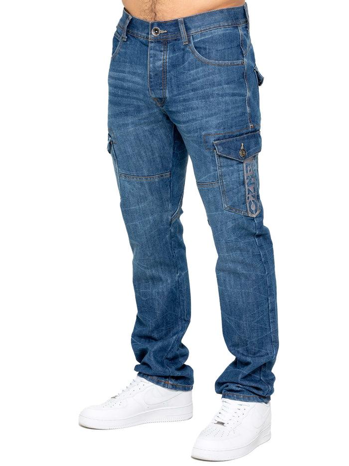 Enzo Jeans Arthur Straight Fit Jeans - Blue