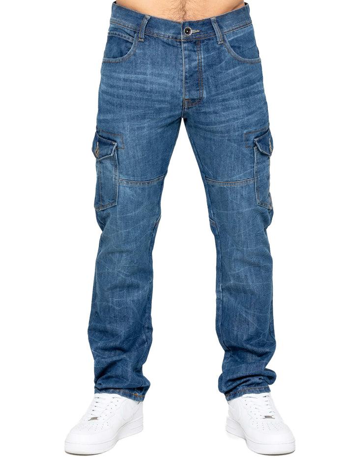 enzo jeans Arthur Straight Fit Jeans - Blue