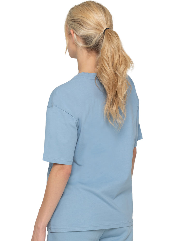 Enzo Jeans Basic Oversized T-Shirt - Blue