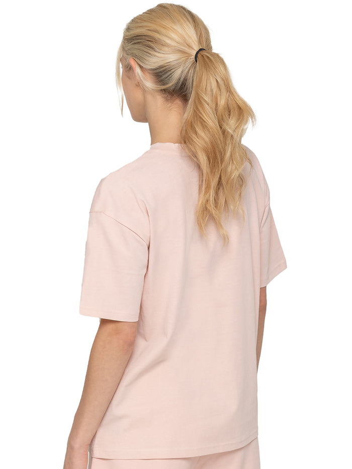 Enzo Jeans Basic Oversized T-Shirt - Peach